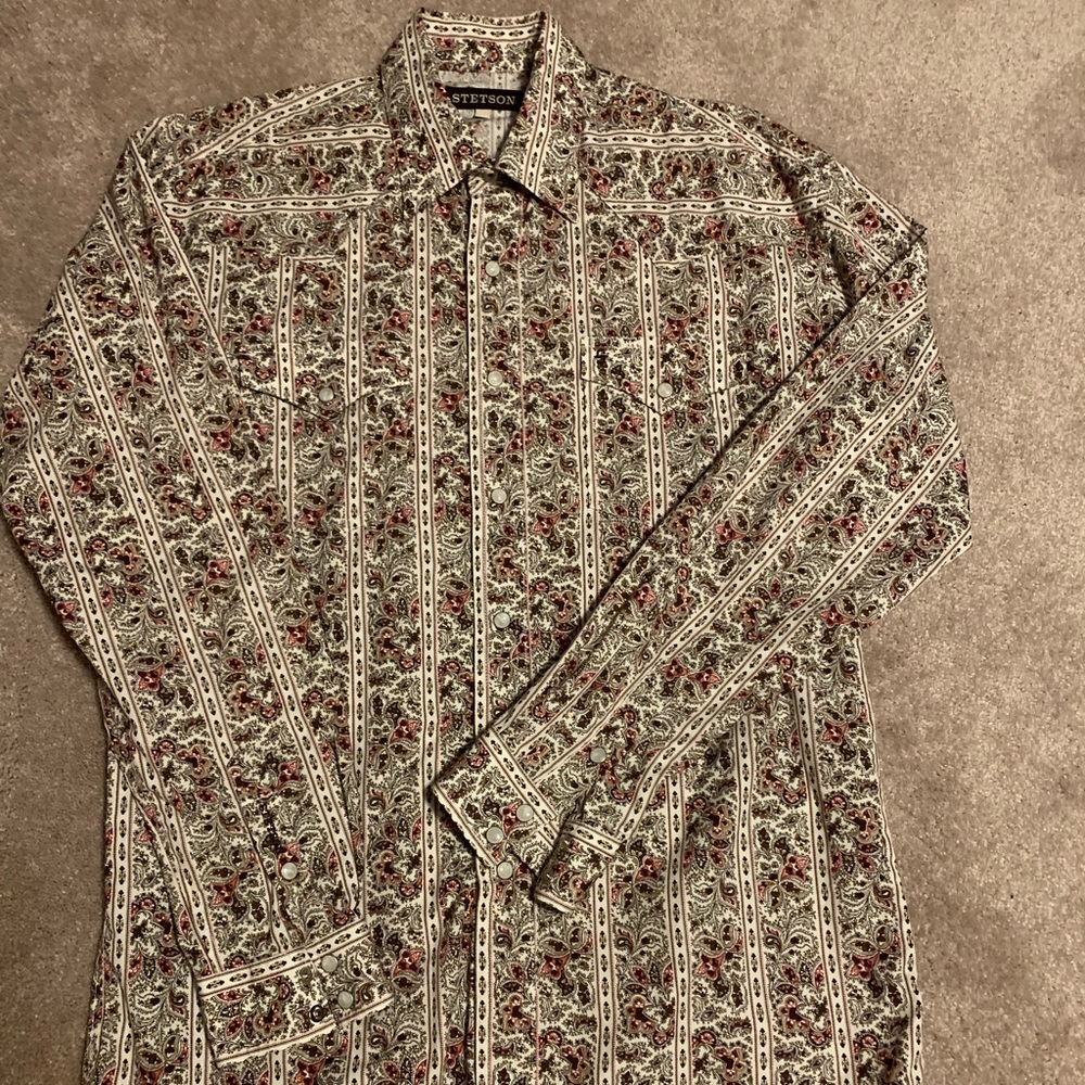 Stetson Western Pearl snap shirt